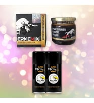2 Kutu Orijinal Super Viga 50000 Erkek Gecikme Etkili Sprey+Orjinal Erkexin Ballı Bıtkısel Karışım Macun 43 gr