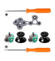 Xbox One Analog Motor Topuz T6 T8 Tornavida İç Lastik Tamir Seti Yedek Parça Kol Tamiri XT03 (Turuncu)