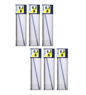 0.3 Kalem Ucu 60 mm 6 Paket 0,3 Min Kalem Uç Teknik Kalem Yedeği Mono Tombow 60 mm 6 Paket