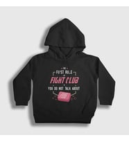 Presmono Unisex Çocuk Siyah Soap V2 Film Dövüş Kulübü Fight Club Kapüşonlu Sweatshirt 244772tt
