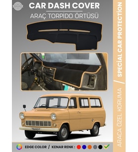 FORDTRANSİT MK1 (1965-1978) Torpido Örtüsü Torpido Koruma Tam Uyum Kaymaz Kolay Montaj Özel Kesim