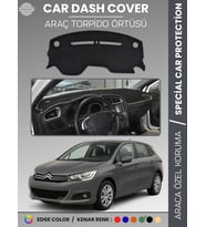 CITROEN C4 (2005-2020) Torpido Örtüsü Ön Göğüs Torpido Koruma Tam Uyum Çatlamayı Önler Kolay Montaj