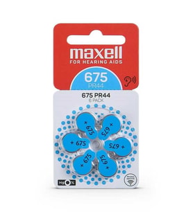 Maxell 675 Kulaklık Pili 6lı Blister