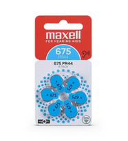 Maxell 675 Kulaklık Pili 6lı Blister