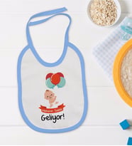 BK Kids Mavi Bebek Mama Önlüğü - Model 70