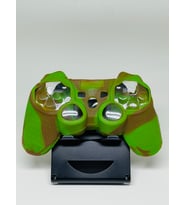PS3 Joystick Silikon Kılıf Dualshock Koruyucu Kılıf Desenli Yeşil Kahve (Çok Renkli)