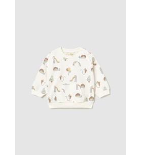 Mayoral Yenidoğan Bebek Sweatshirt Krem
