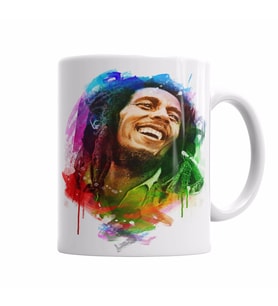 BOB MARLEY MUTLULUĞUN RENGİ Kupa Bardak Porselen