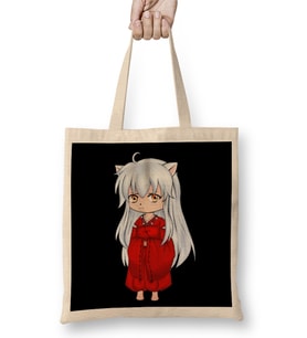 Inuyasha Sesshomaru Bez Çanta Uzun Saplı