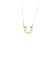 Kişiye Özel At Nalı Model Kolye 925K Gümüş (Gold)
