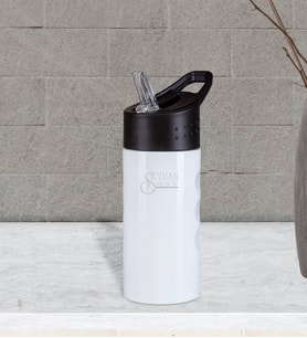 BK Gift Kişiye Özel 5302 Beyaz Çelik Matara 500ml