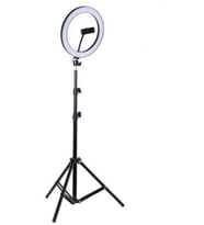 10 inç LED Selfie Işık, Youtuber, Makyaj ve Kuaför İçin, Ayarlanabilir Stand