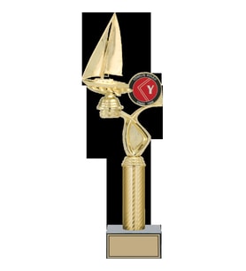 ODAK KUPA - Figürlü Kupalar - Yelken Figürlü Kupalar FG-015 A - 42 cm