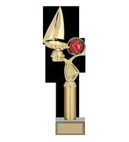 ODAK KUPA - Figürlü Kupalar - Yelken Figürlü Kupalar FG-015 A - 42 cm