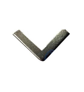 Kitap, Kapak, Menü, Albüm Köşesi, Orta - 18x32mm, Nikel, 20 Adet