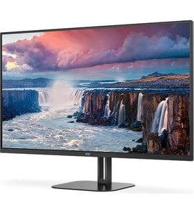 Aoc 31.5" Q32V5CE-BK 1Ms 75Mhz 1Xhdmı 1Xdp Qhd 2560X1440 Hoparlör Freesync Vesa Siyah Monitör