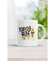 Topoğraf Tasarım Baskılı Kupa Bardak