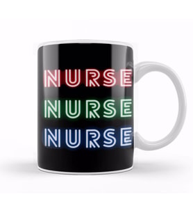 Nurse Gift İdea Funny Saying Quote Nursing Medical Kupa Bardak Porselen