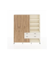 Hyperion Dolap 14 Raflı 4 Çekmeceli 4 Kapaklı 220x44x243 Aytaşı-Çam/Aytaşı