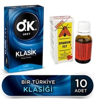 Okey Klasik 10lu & Spanish Fly Bayan Azdırıcı Damla