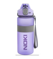 Su Matarası Tritan Auto Kapak Soft Touch Silikon Bantlı Askılı 1000 ML - Mor