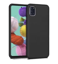 Samsung Galaxy A31 İnce Mat Silikon Kılıf Siyah