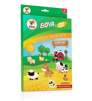 LİNO BOYA SİL AKTİVİTE MATI ÇİFTLİK (SİLİNEBİLİR)
