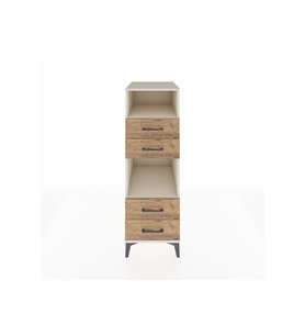 Kronos Dolap 2 Raflı 4 Çekmeceli 44x59x134 Aytaşı-Çam