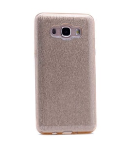 Samsung Galaxy J7 Core Uyumlu Kılıf Zore Shining Silikon (Gold)