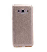 Samsung Galaxy J7 Core Uyumlu Kılıf Zore Shining Silikon (Gold)