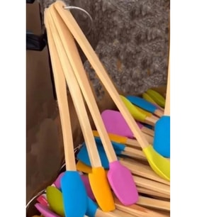 Balsa SMS04 Silikon Spatula Mutfak Seti 4 Lü (Çok Renkli)