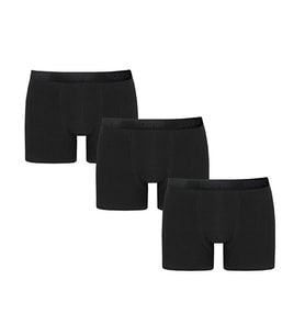 Techsport Boxer Short 3 Pack Erkek Boxer (3'lü) BX3002 Siyah