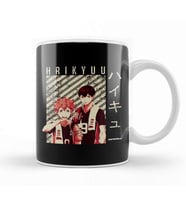 Hinata and Kageyama Haikyuu Kupa Bardak Porselen