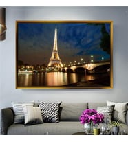 Altın Çerçeveli dekoratif tablo l915 (Gold)