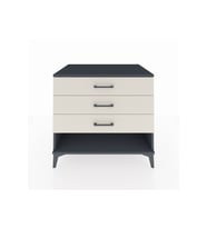 Kronos Şifonyer 3 Çekmeceli 88x59x80 Antrasit-Aytaşı