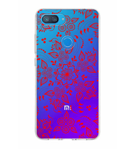 Xiaomi Mi 8 Lite Uyumlu Kapak Nostalji Desen Tasarımlı Şeffaf Silikon Kılıf