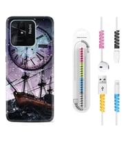 Xiaomi Poco X3 Pro M4 Pro X4 Pro C40 10C Kılıf Kablo Koruma Spiral Silikon Time 1749