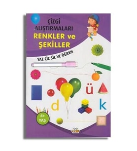 Çizgi Alıştırmaları Renkler ve Şekiller