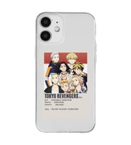 Iphone 12 Uyumlu Tokyo Revengers Poster Tasarımlı Şeffaf Telefon Kılıfı