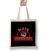 Adorable Sloth Running Club Sloth Lovers Team Bez Çanta Uzun Saplı