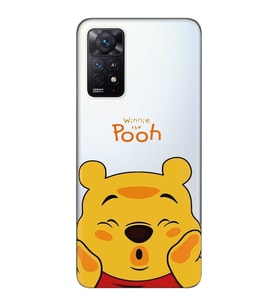 Redmi Note 12 Pro 4G Uyumlu Winnie The Pooh Desenli Şeffaf Telefon Kılıfı