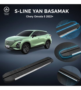 Chery Omoda 5 S-Line Premium Krom Yan Basamak 2022 Sonrası