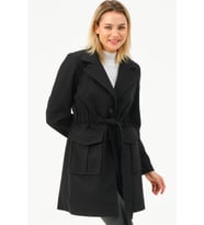 Z6778 DEWBERRY BAYAN KABAN-SİYAH