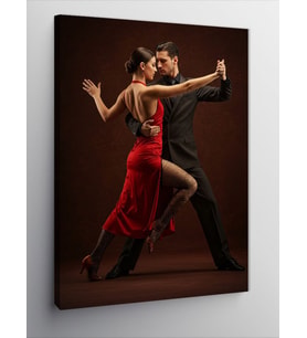 Kanvas Tablo Tango Yapan Çift
