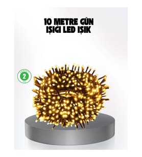 Mey İthalat® Animasyonlu LED Işıklı 10 Metre Uzaktan Kumandalı Dekoratif Işık