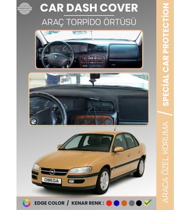 OPEL OMEGA (1993-2003) Torpido Örtüsü Ön Göğüs Torpido Koruma Birebir Uyum Kaymaz Özel Kesim