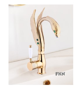 FKN LPD Ördek Mix Altın Lavabo Bataryası