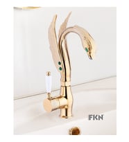 FKN LPD Ördek Mix Altın Lavabo Bataryası