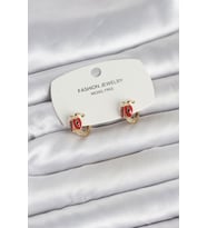 Uğur Böceği Model Gold Renk Pirinç Çocuk Küpe 5886 - SSSSSS7783-3526