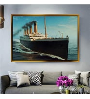 Altın Çerçeveli dekoratif tablo l791 (Gold)